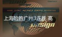 上海险胜广州3连胜 高登41+13四川负天津6连败