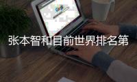 张本智和目前世界排名第三 扬言2020年要夺世界第一